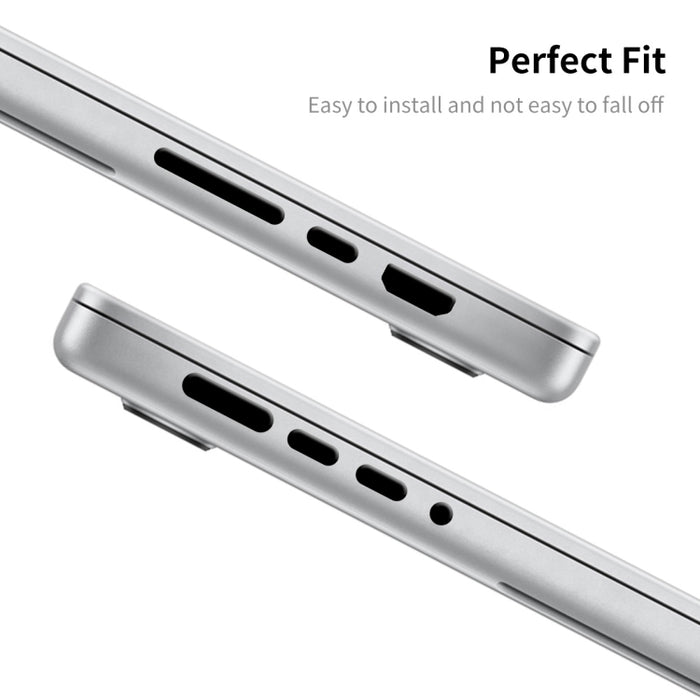 ENKAY Hat-Prince Tapones Antipolvo de Silicona para MacBook Pro 14.2 pulgadas A2442 / 16.2 pulgadas A2485 2021