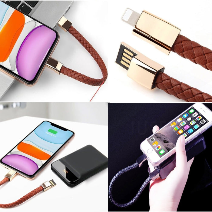 XJ-73 Cable de datos de carga de pulsera de 20 cm USB a 8 pines, 8 Pin, 20cm 8 Pin
