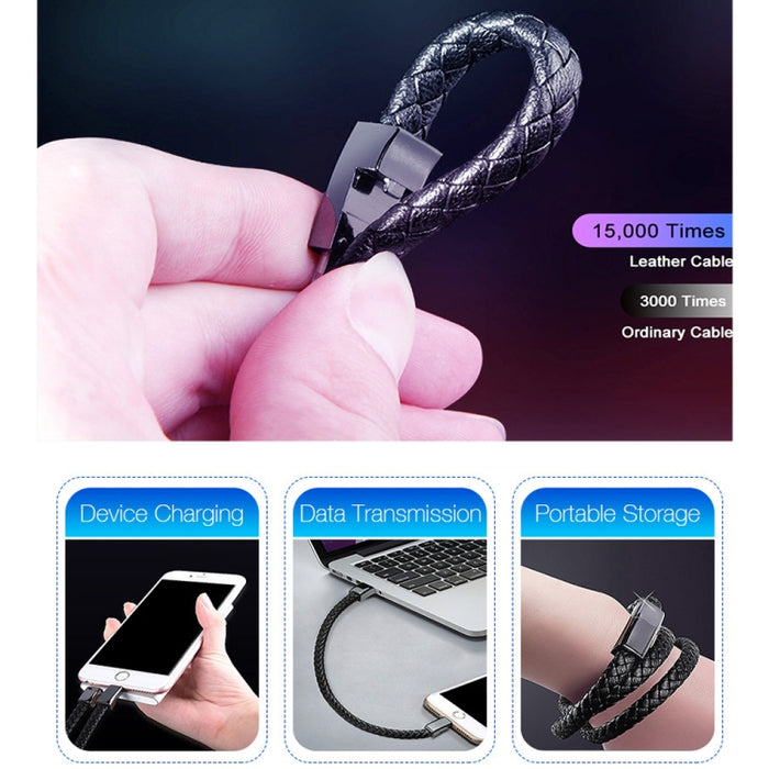 XJ-73 Cable de datos de carga de pulsera de 20 cm USB a 8 pines, 8 Pin, 20cm 8 Pin