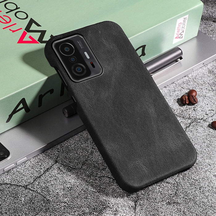Funda de teléfono PU con soporte de anillo para Xiaomi Mi 11T / 11T Pro, For Xiaomi Mi 11T / 11T Pro