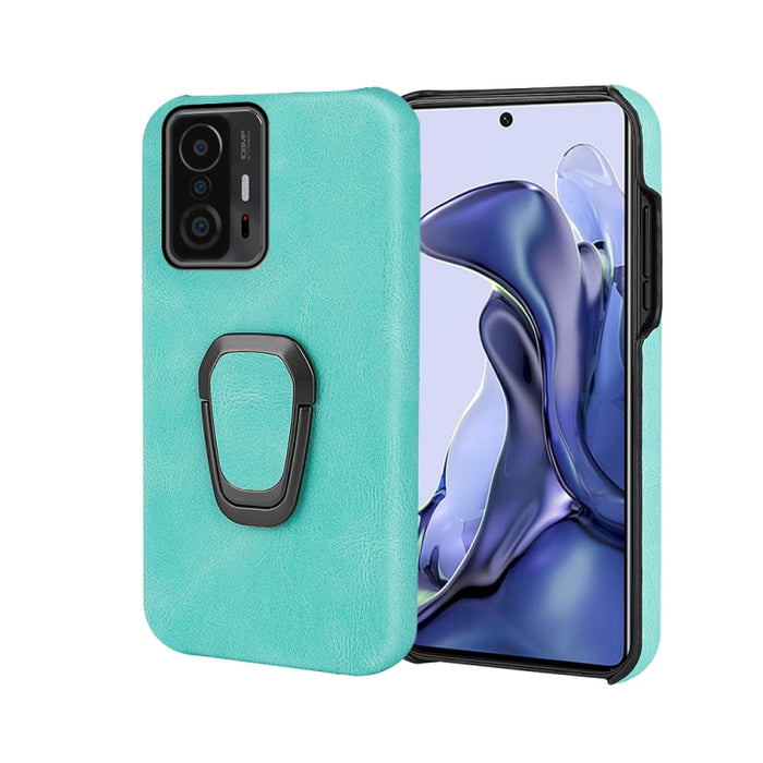 Funda de teléfono PU con soporte de anillo para Xiaomi Mi 11T / 11T Pro, For Xiaomi Mi 11T / 11T Pro