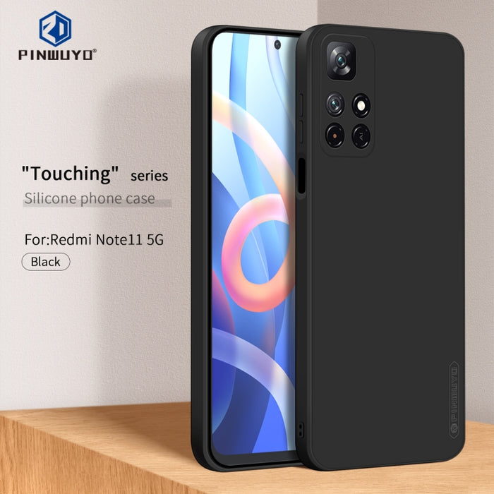 PINWUYO Funda de teléfono de silicona líquida TPU, For Xiaomi Redmi Note 11 / Poco M4 Pro 5G, For Xiaomi Redmi Note 11 Pro / 11 Pro+, For Xiaomi Civi, For Huawei nova 9, For Huawei nova 9 Pro, For OnePlus 9RT 5G, For vivo S10e 5G