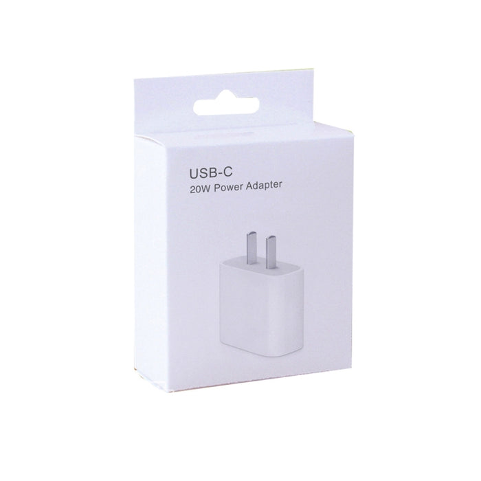 Cargador de viaje AU-20W PD USB-C / Type-C para teléfono móvil, enchufe AU
