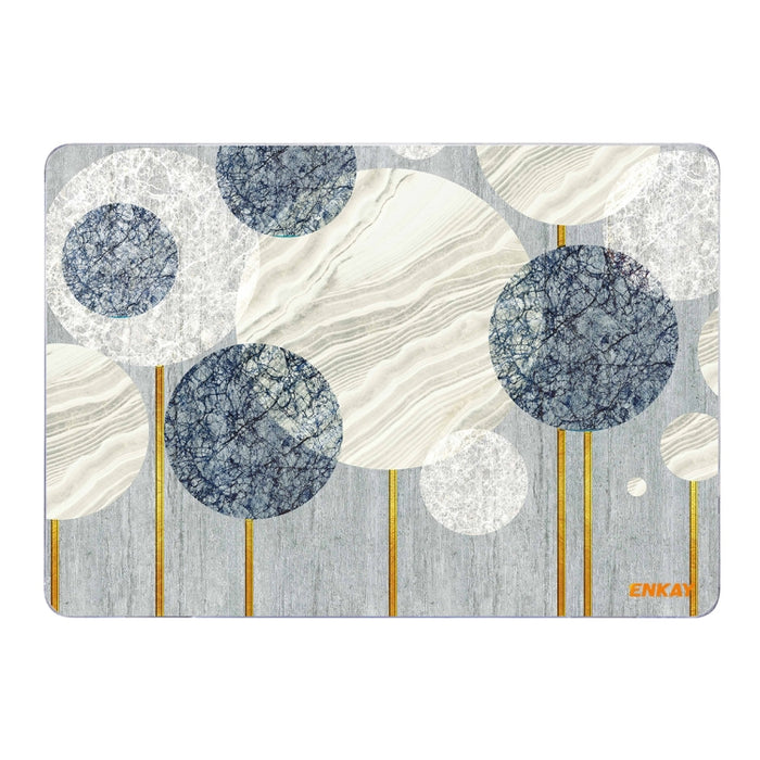 ENKAY Hat-Prince Geometry Pattern Laotop - Funda protectora de cristal para MacBook Pro de 14,2 pulgadas A2442 2021, For MacBook Pro 14.2 inch A2442 2021/A2779 2023/14 inch A3434 2025 (M5), For MacBook Pro 14.2 inch A2442 2021/A2779 2023