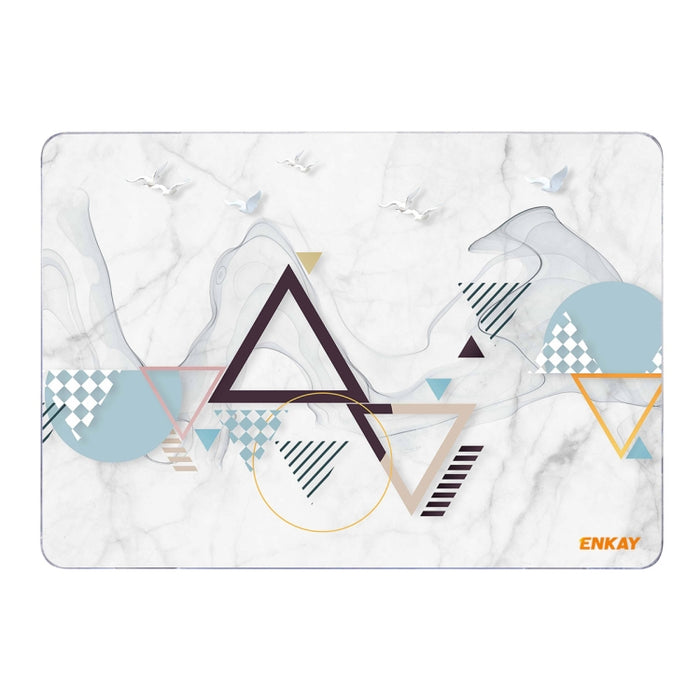 ENKAY Hat-Prince Geometry Pattern Laotop - Funda protectora de cristal para MacBook Pro de 14,2 pulgadas A2442 2021, For MacBook Pro 14.2 inch A2442 2021/A2779 2023/14 inch A3434 2025 (M5), For MacBook Pro 14.2 inch A2442 2021/A2779 2023