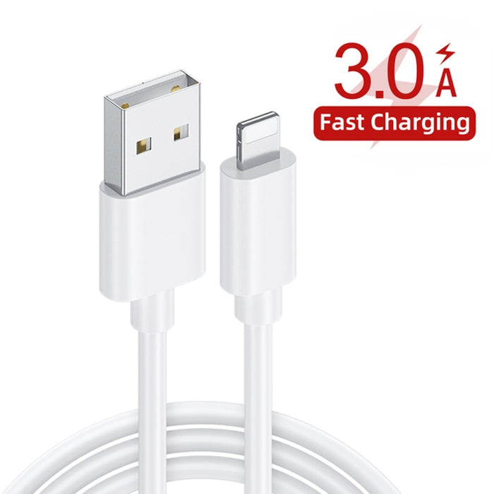 Cargador USB PD03 20W PD3.0 + QC3.0 con USB a cable de datos de 8 pines, enchufe de la UE, EU Plug + USB to 8 Pin Cable
