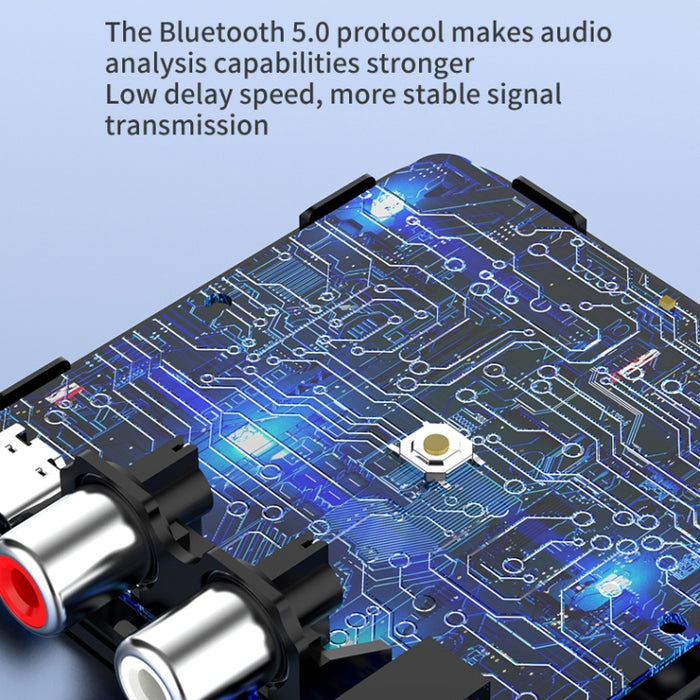 BT-21 NFC Bluetooth 5.0 Receptor y Transmisor Adaptador de Audio AUX RCA de 3,5 mm