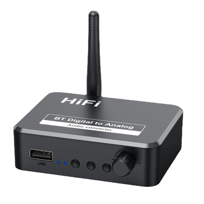 Receptor B35 Bluetooth 5.0 Convertidor de audio digital a analógico de 3,5 mm
