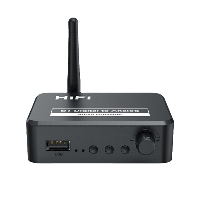 Receptor B35 Bluetooth 5.0 Convertidor de audio digital a analógico de 3,5 mm
