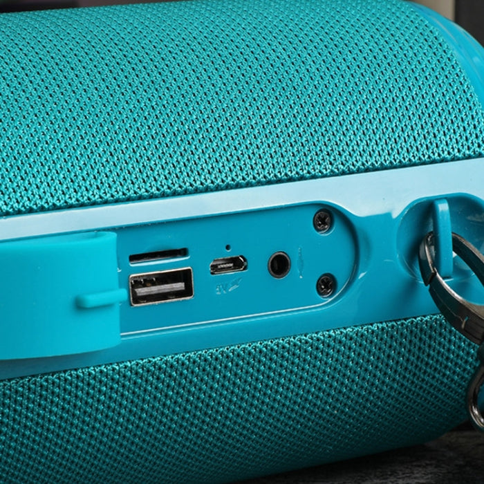 T&G TG537 RGB Light Altavoz Bluetooth impermeable portátil compatible con tarjeta FM / TF