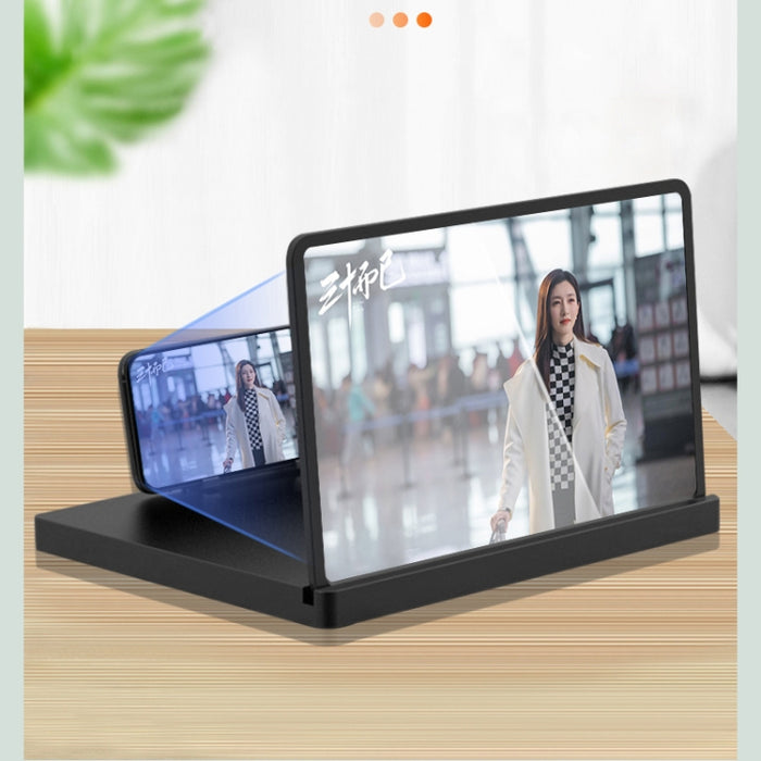 J-02 Lupa de pantalla de teléfono móvil ultra clara anti-azul de 12 pulgadas