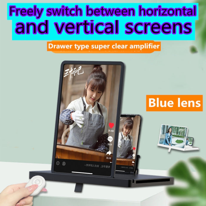 J-02 Lupa de pantalla de teléfono móvil ultra clara anti-azul de 12 pulgadas