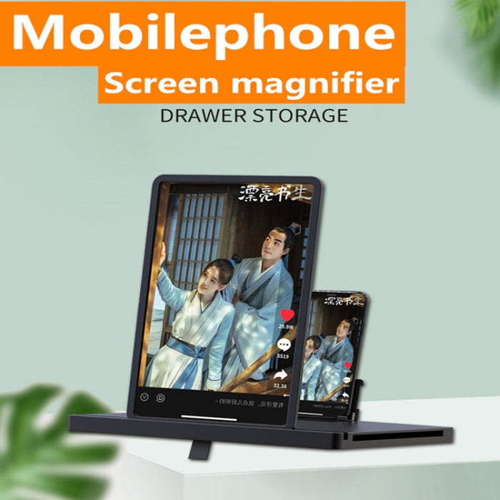 J-02 Lupa de pantalla de teléfono móvil ultra clara anti-azul de 12 pulgadas