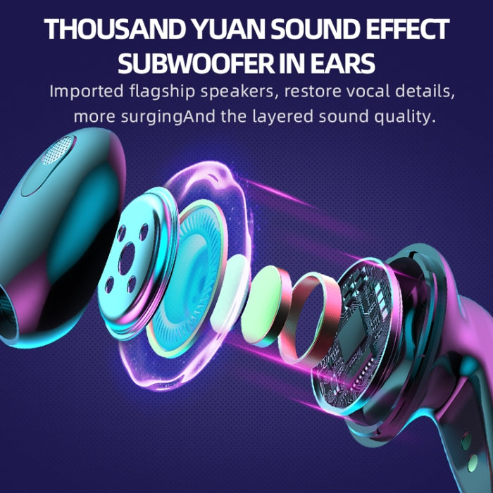 G10 TWS 5.2 Binaural True Stereo Touch Game Auricular Bluetooth