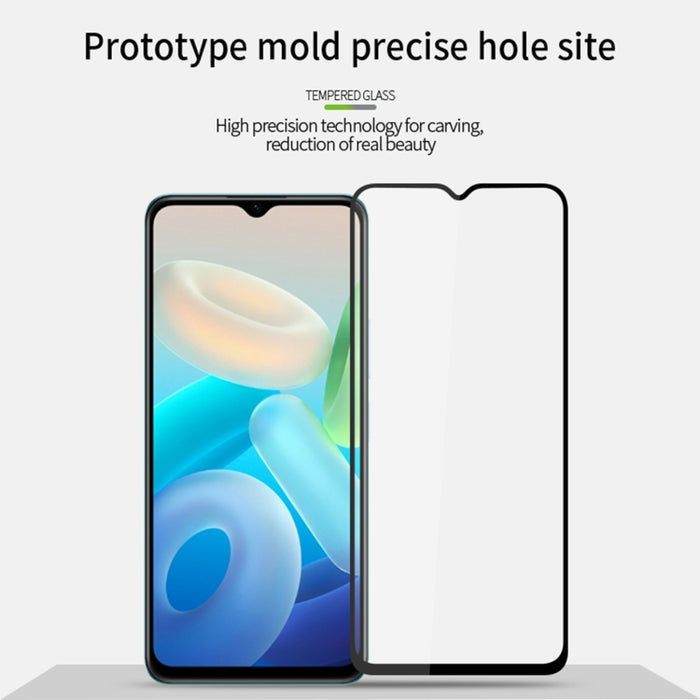 Película completa de vidrio templado PINWUYO 9H 2.5D, For vivo Y76 5G / Y76S 5G, For Motorola One 5G Ace, For Honor X30, For Xiaomi Poco M4 Pro 5G
