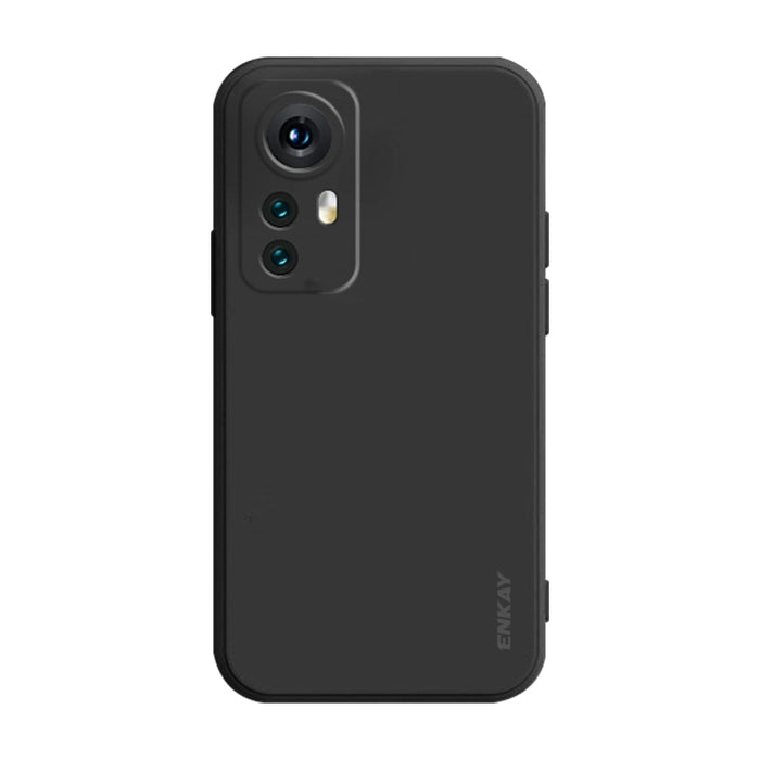 Para Xiaomi 12 / 12X / 12S ENKAY Funda de teléfono de silicona líquida suave a prueba de golpes, For Xiaomi 12 / 12X / 12S
