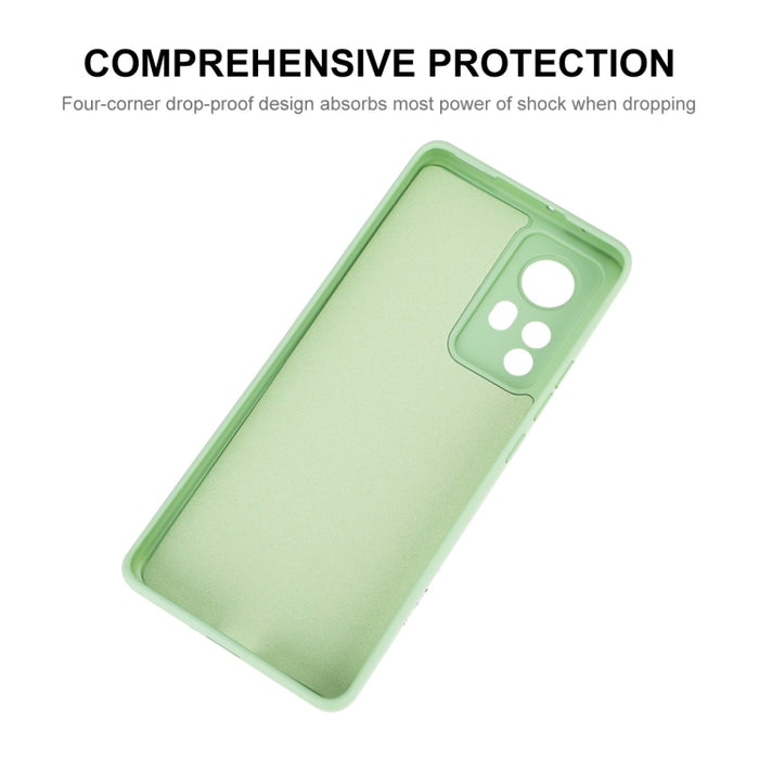 Para Xiaomi 12 Pro / 12S Pro ENKAY Funda de teléfono de silicona líquida suave a prueba de golpes, For Xiaomi 12 Pro / 12S Pro