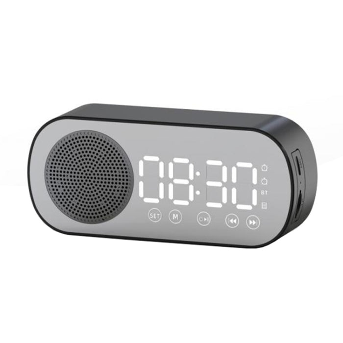 Z7 Digital Bluetooth 5.0 Altavoz Espejo multifunción Despertador Radio FM, Z7 (Black), Z7 (White), Z7 (Pink)