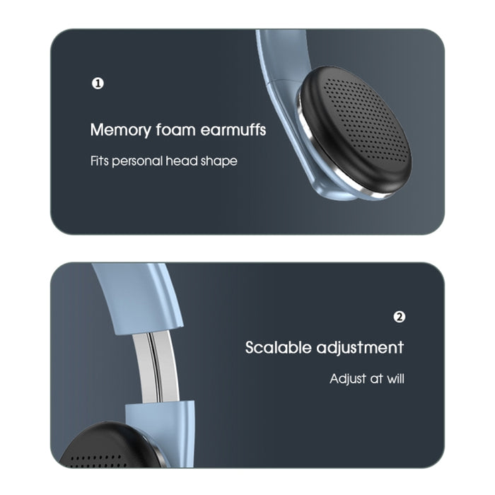 A50 Bass Stereo Wireless Bluetooth HIFI Auriculares con micrófono