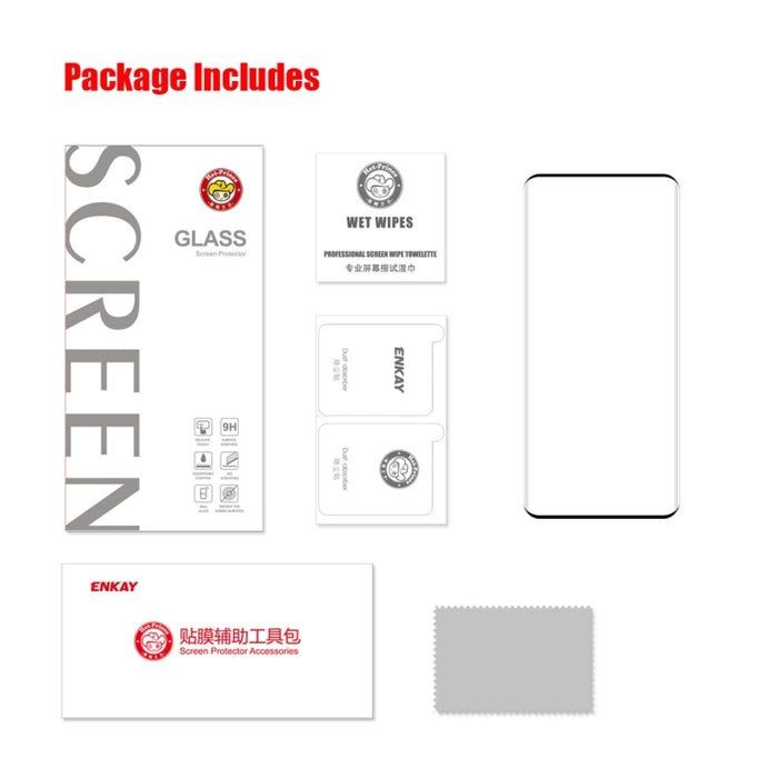 Para Xiaomi 12 / 12X ENKAY Película de vidrio templado completo a prueba de explosiones con doblado en caliente 3D, For Xiaomi 12(1 PCS), For Xiaomi 12(2 PCS), For Xiaomi 12(5 PCS)