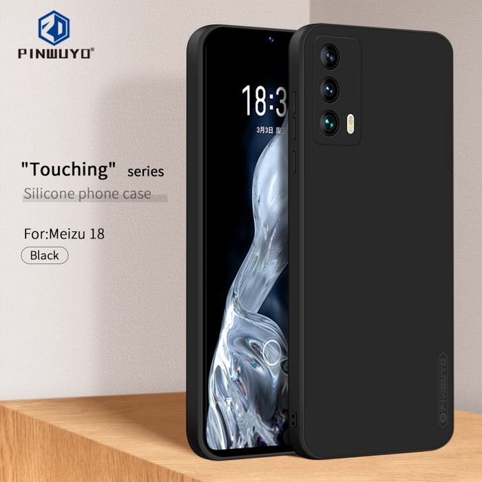 PINWUYO Funda de teléfono de silicona líquida TPU, For Meizu 18 / 18S, For Meizu 18 Pro / 18S Pro, For Meizu 18X, For Xiaomi 12, For Samsung Galaxy S22 5G, For Xiaomi 12 Pro, For Samsung Galaxy S22+ 5G