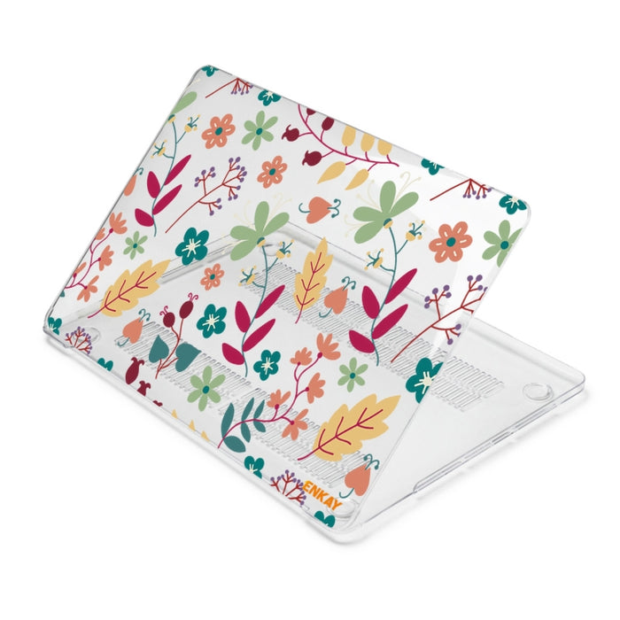 ENKAY Flower Series Patrón Laotop Funda protectora de cristal para MacBook Pro 13.3 pulgadas A2251 / A2289 / A2338 2020, For MacBook Pro 13.3 inch A2251 / A2289 / A2338 2020