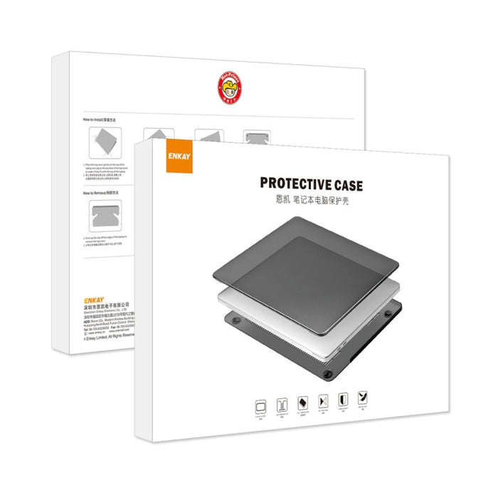 ENKAY Flower Series Patrón Laotop Funda protectora de cristal para MacBook Pro 15.4 pulgadas A1707 / A1990, For MacBook Pro 15.4 inch A1707 / A1990