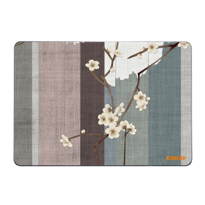 ENKAY Vintage Pattern Series Laotop Funda protectora de cristal para MacBook Pro 13.3 pulgadas A2251 / A2289 / A2338 2020, For MacBook Pro 13.3 inch A2251 / A2289 / A2338 2020