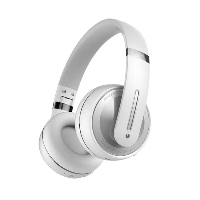 Auriculares estéreo inalámbricos Fingertime P6 Bluetooth 5.1 con micrófono, Negro, Blanco