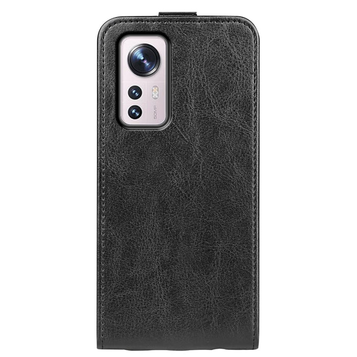 Para Xiaomi 12 R64 Funda de cuero con tapa vertical con textura, For Xiaomi 12