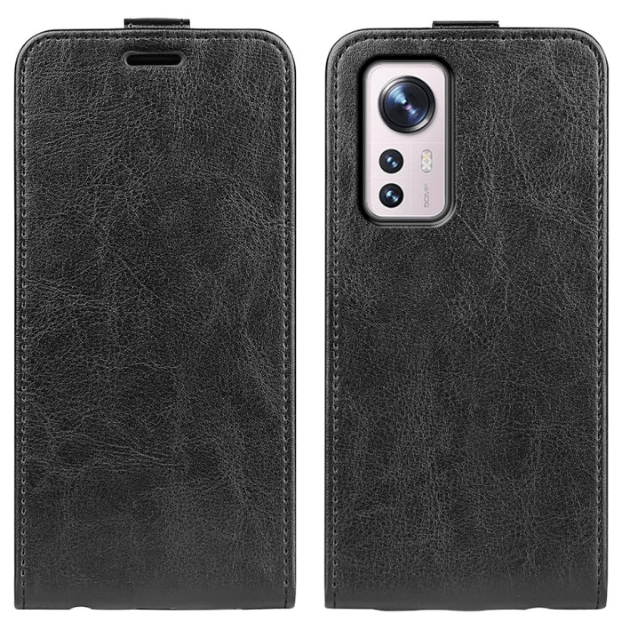 Para Xiaomi 12 Pro R64 Textura Vertical Funda de cuero con tapa para teléfono, For Xiaomi 12 Pro