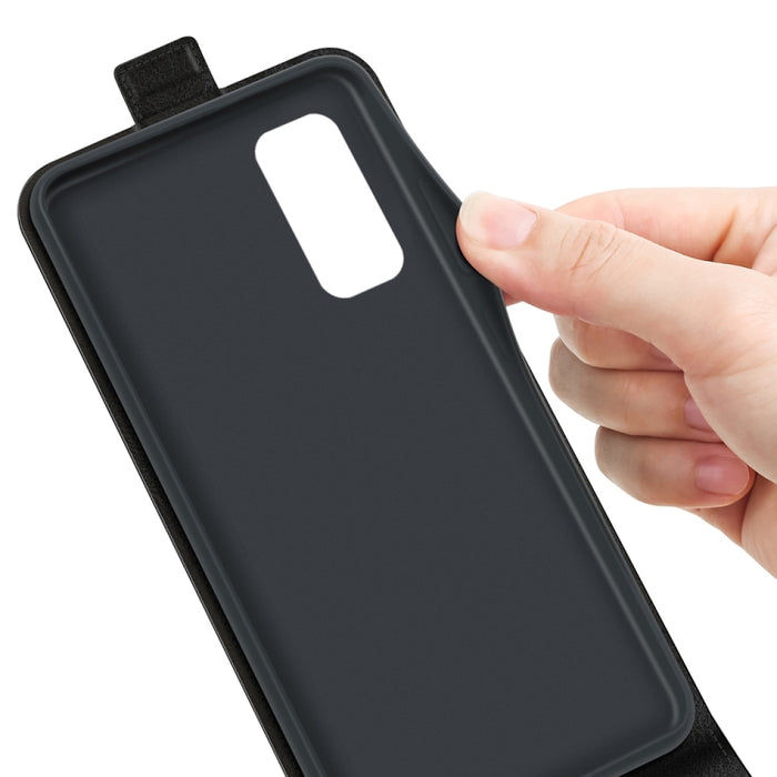 Para Xiaomi Redmi Note 11 4G / Note 11S R64 Textura Vertical Funda de cuero con tapa para teléfono, For Xiaomi Redmi Note 11 4G