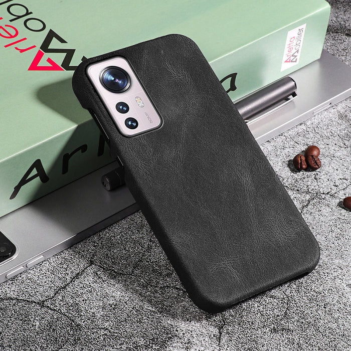 Funda de teléfono PU con soporte de anillo para Xiaomi 12 pro, For Xiaomi 12 Pro