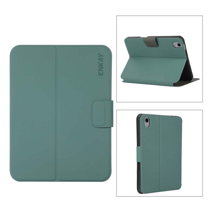 ENKAY Funda de cuero con soporte para tableta inteligente para iPad mini 6 2021