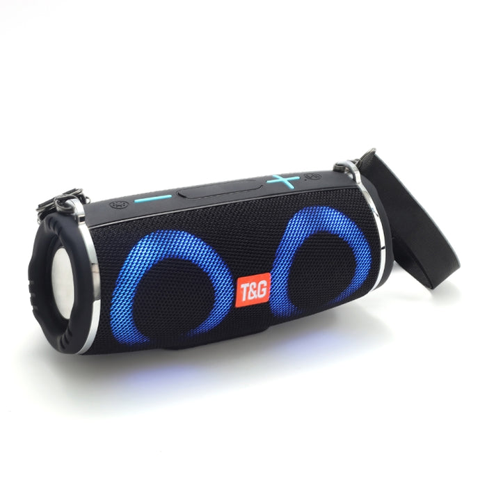 T&G TG642 RGB Light Altavoz Bluetooth portátil a prueba de agua Compatible con tarjeta FM / TF, TG642