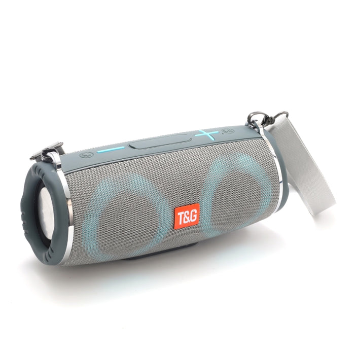T&G TG642 RGB Light Altavoz Bluetooth portátil a prueba de agua Compatible con tarjeta FM / TF, TG642