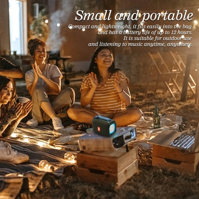 T&G TG339 RGB Light 5W Altavoz Bluetooth portátil impermeable
