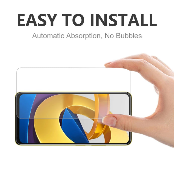 Para Xiaomi Poco M4 Pro 5G ENKAY 0.26mm 9H 2.5D Protector de pantalla de vidrio templado con borde curvo, For Xiaomi Poco M4 Pro 5G (1 PC), For Xiaomi Poco M4 Pro 5G (2 PCS), For Xiaomi Poco M4 Pro 5G (5 PCS), For Xiaomi Poco M4 Pro 5G (10 PCS)
