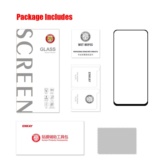 Para Redmi Note 11S 4G ENKAY Pegamento completo 0.26mm 9H 2.5D Vidrio templado Película completa, For Redmi Note 11S 4G (1 PC), For Redmi Note 11S 4G (2 PCS), For Redmi Note 11S 4G (5 PCS), For Redmi Note 11S 4G (10 PCS)