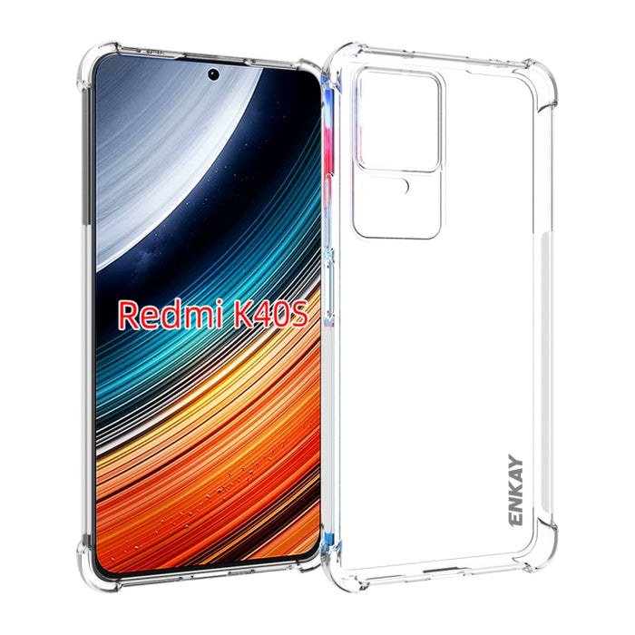 ENKAY Funda transparente de TPU a prueba de golpes, For Xiaomi Poco X4 Pro 5G, For Xiaomi Redmi 10C Global / Redmi 10 India, For Xiaomi Redmi K40S, For Xiaomi Redmi K50 Gaming, For Xiaomi Redmi K50 / K50 Pro, For Xiaomi Redmi Note 11 Pro 5G China      ...