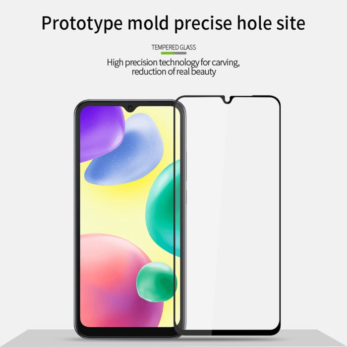 Película de vidrio templado de pantalla completa MOFI 9H 2.5D, For Xiaomi Redmi 10A, For Xiaomi Redmi K50 / K50 Pro, For Xiaomi Poco X4 Pro 5G, For Xiaomi Black Shark 5 / 5 Pro, For Samsung Galaxy A13 4G