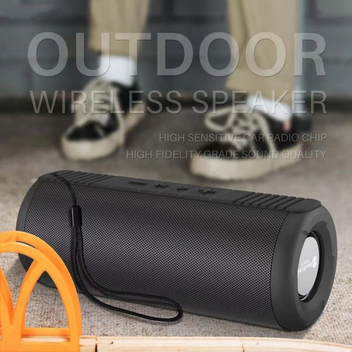 NewRixing NR9019 TWS Altavoz Bluetooth Estéreo Portátil Compatible con Tarjeta TF / FM