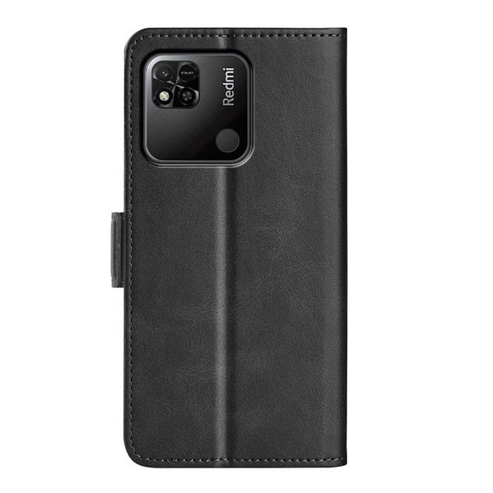 Para Xiaomi Redmi 10A Estuche de teléfono de cuero con hebilla magnética de doble cara, For Xiaomi Redmi 10A