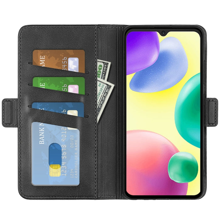 Para Xiaomi Redmi 10A Estuche de teléfono de cuero con hebilla magnética de doble cara, For Xiaomi Redmi 10A