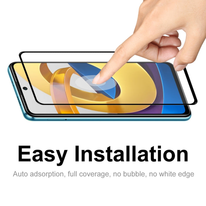 Para Xiaomi Poco M4 Pro 5G ENKAY Pegamento completo 0.26mm 9H 2.5D Vidrio templado Película completa, For Xiaomi Poco M4 Pro 5G(1 PC), For Xiaomi Poco M4 Pro 5G(2 PCS), For Xiaomi Poco M4 Pro 5G(5 PCS), For Xiaomi Poco M4 Pro 5G(10 PCS)