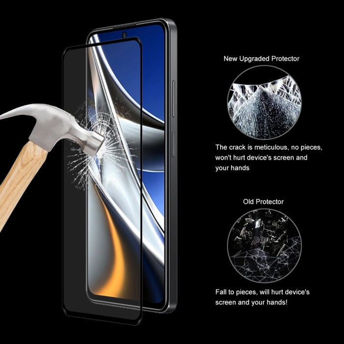 Para Xiaomi Poco X4 Pro 5G ENKAY Pegamento completo 0.26mm 9H 2.5D Vidrio templado Película completa, For Xiaomi Poco X4 Pro 5G(1 PC), For Xiaomi Poco X4 Pro 5G(2 PCS), For Xiaomi Poco X4 Pro 5G(5 PCS), For Xiaomi Poco X4 Pro 5G(10 PCS)