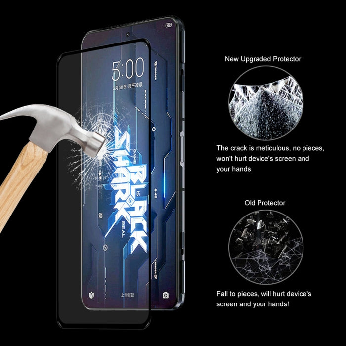 Para Xiaomi Black Shark 5 / 5 Pro ENKAY Pegamento completo 0.26mm 9H 2.5D Vidrio templado Película completa, For Xiaomi Black Shark 5 / 5 Pro(1 PC), For Xiaomi Black Shark 5 / 5 Pro(2 PCS), For Xiaomi Black Shark 5 / 5 Pro(5 PCS)                       ...