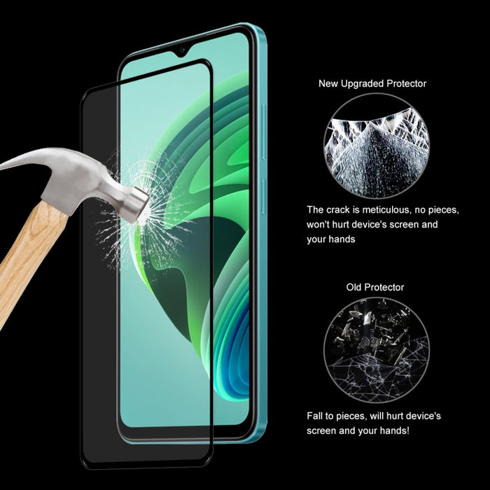 Para Xiaomi Redmi Note 11E ENKAY Pegamento completo 0.26mm 9H 2.5D Vidrio templado Película completa, For Xiaomi Redmi Note 11E(1 PC), For Xiaomi Redmi Note 11E(2 PCS), For Xiaomi Redmi Note 11E(5 PCS), For Xiaomi Redmi Note 11E(10 PCS)