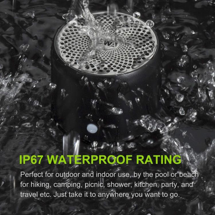 EWA A106Pro IPX7 Mini altavoz de metal portátil impermeable Bluetooth