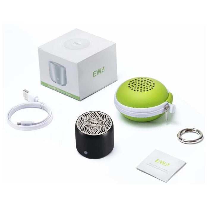 EWA A106Pro IPX7 Mini altavoz de metal portátil impermeable Bluetooth